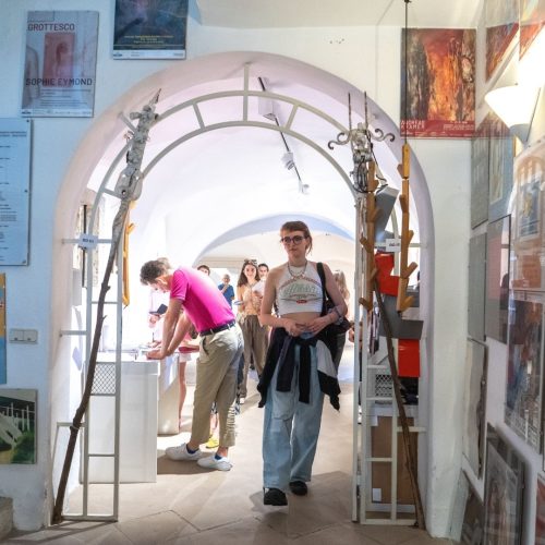 "Il re è nudo!" al Kunstforum Egna. Foto Anna Cerrato