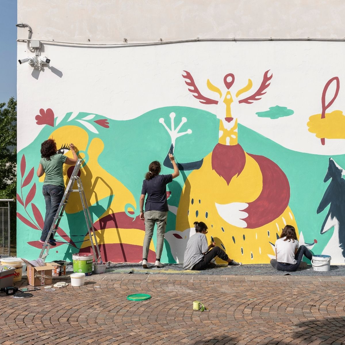 Pensieri di cultura lasecondaluna - colori opera street art